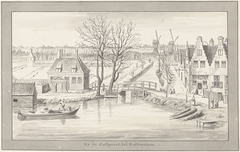 De omgeving van Rotterdam bij de Oostpoort by Cornelis Pronk