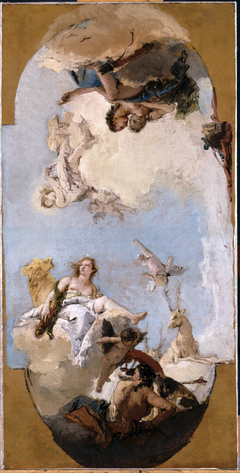 Diana, Apollo and Nymph by Giovanni Battista Tiepolo