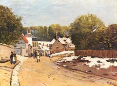 Early Snow in Louveciennes by Alfred Sisley