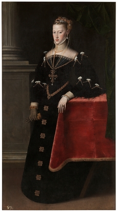 Empress Maria of Austria, Wife of Maximilian II by Antonis Mor