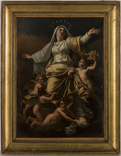 Esquisse pour la chapelle du lycée Louis-le-Grand : L'Assomption de la Vierge by Alexandre-Charles Guillemot