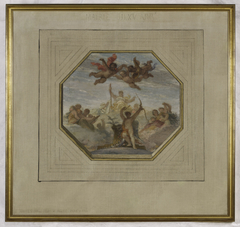 Esquisse pour la salle des mariages de la mairie du 15ème : Allégorie de la Ville de Paris (plafond) by Armand Félix Marie Jobbé-Duval