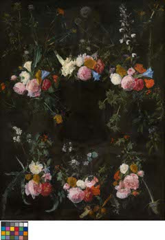 Floral Wreath by Daniel Seghers