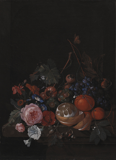 Flowers and Fruit by Jan Davidsz. de Heem