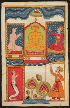 Folio from the Bhaktamara Stotra (“Hymn of the Immortal Devotee”) by Anonymous