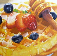 Gouache Waffle by Victor Vieira