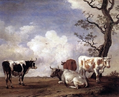 Four Bulls by Paulus Potter