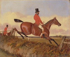 Foxhunting: Clearing a Bank by John Dalby