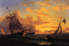 Fresh Breeze of Sandy Hook by William Bradford