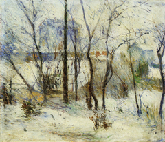 Garden in Snow by Paul Gauguin