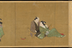 Handscroll of Ten Homoerotic (Nanshoku) Scenes by Miyagawa Chōshun