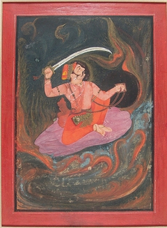 Hara Prince Rising from a Well of Flames by anonymous painter