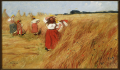 Harvest by Włodzimierz Tetmajer