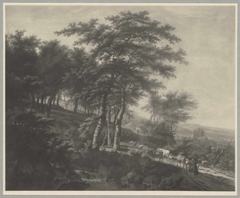 Hilly Landscape by Adriaen Hendriksz Verboom