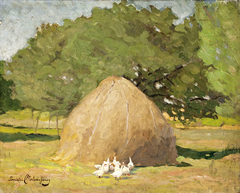 Idyll in the Ranch by János Pentelei Molnár