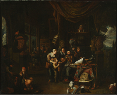 In the alchemist's study by Gerard Thomas