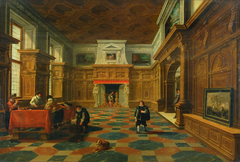 Interieur mit Figuren by Bartholomeus van Bassen