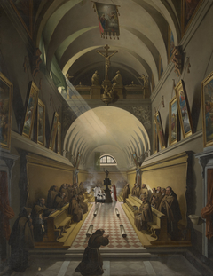 Interior of a Capuchin Convent by François Marius Granet