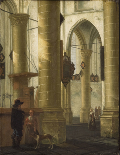 Interior of the Groote Kerk, Dordrecht by Aelbert Cuyp