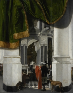 Interior of the Nieuwe Kerk in Delft with the Tomb of William the Silent by Emmanuel de Witte