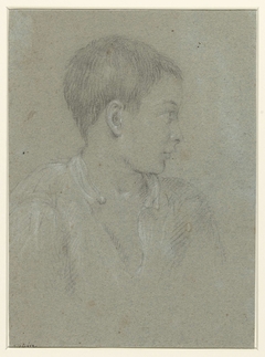 Italiaanse knaap, het hoofd naar rechts by Unknown Artist