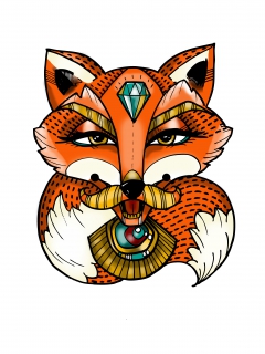 jewelry fox by Jessica Eriksson