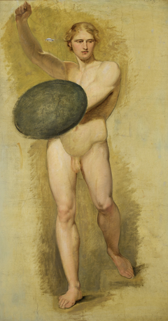 Jüngling mit Schild by Carl Rahl