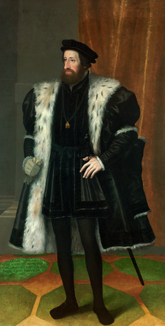 Kaiser Ferdinand I. (1503-1564), Bildnis in ganzer Figur by Hans Bocksberger der Ältere