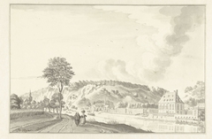 Kasteel Daff, langs de Maas, boven Namen by Jan de Beijer