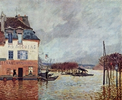 L'inondation à Port-Marly by Alfred Sisley