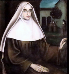 La novicia (Retablo del amor) by Julio Romero de Torres