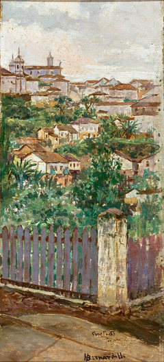 Landscape of Ouro Preto by Henrique Bernardelli