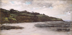 Landschap in Bretagne by Charles-François Daubigny