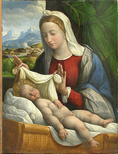 Le Sommeil de l'enfant Jésus by Benvenuto Tisi