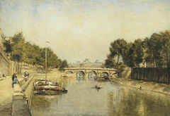 Les bords de la Seine by Stanislas Lépine