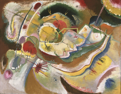 Little Painting with Yellow (Improvisation) by Wassily Kandinsky