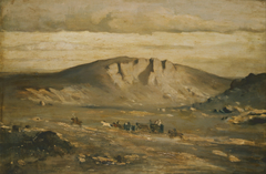 Lonely Landscape (Peasants´ Wedding) by Adolf Kosárek