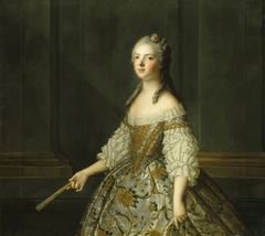 Madame Adélaïde of France Holding a Fan by Jean-Marc Nattier