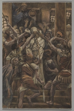 Maltreatments in the House of Caiaphas by James Tissot