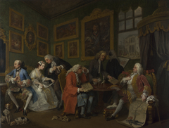 Marriage à-la-mode: 1. The Marriage Settlement by William Hogarth