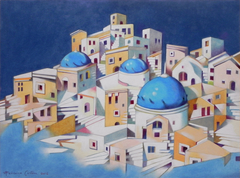 Memory of Santorini by federico cortese