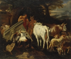 Mercury and Argus by Pieter van Bloemen