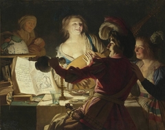 Merry Company by Gerard van Honthorst