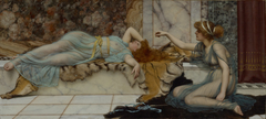 Mischief and Repose by John William Godward