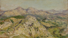 Mountain Landscape by Agustín Salinas Teruel