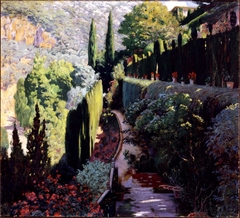 Muralla verda. Sa Coma, V (Green Wall. Sa Coma, V) by Santiago Rusiñol