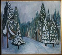 New Snow by Edvard Munch