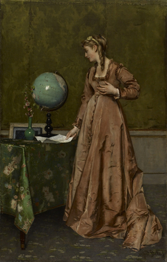 News from Afar by Alfred Stevens