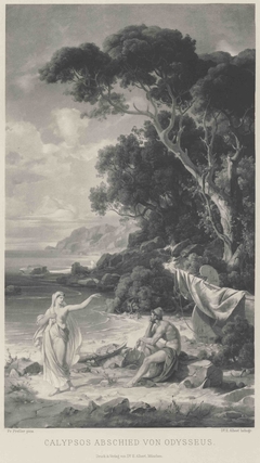 Odysseus nimmt Abschied von Kalypso by Friedrich Preller the Elder