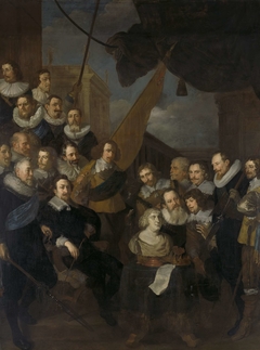 Officieren en andere schutters van wijk XIX by Joachim von Sandrart